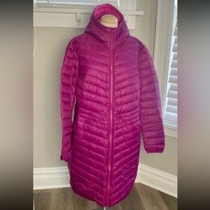 **JUST SOLD** Lands end puffer jacket XL pink